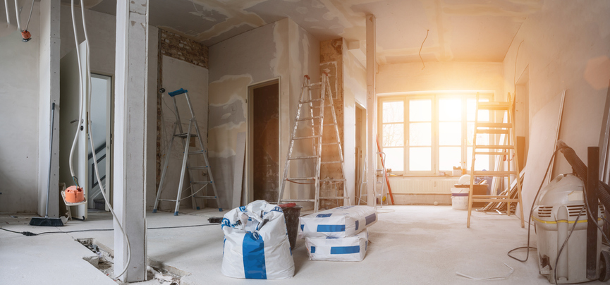 house being renovated